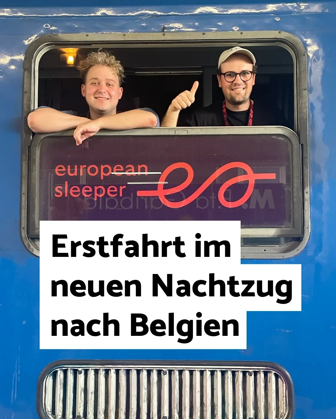 First trip on the new European Sleeper night train to Belgium