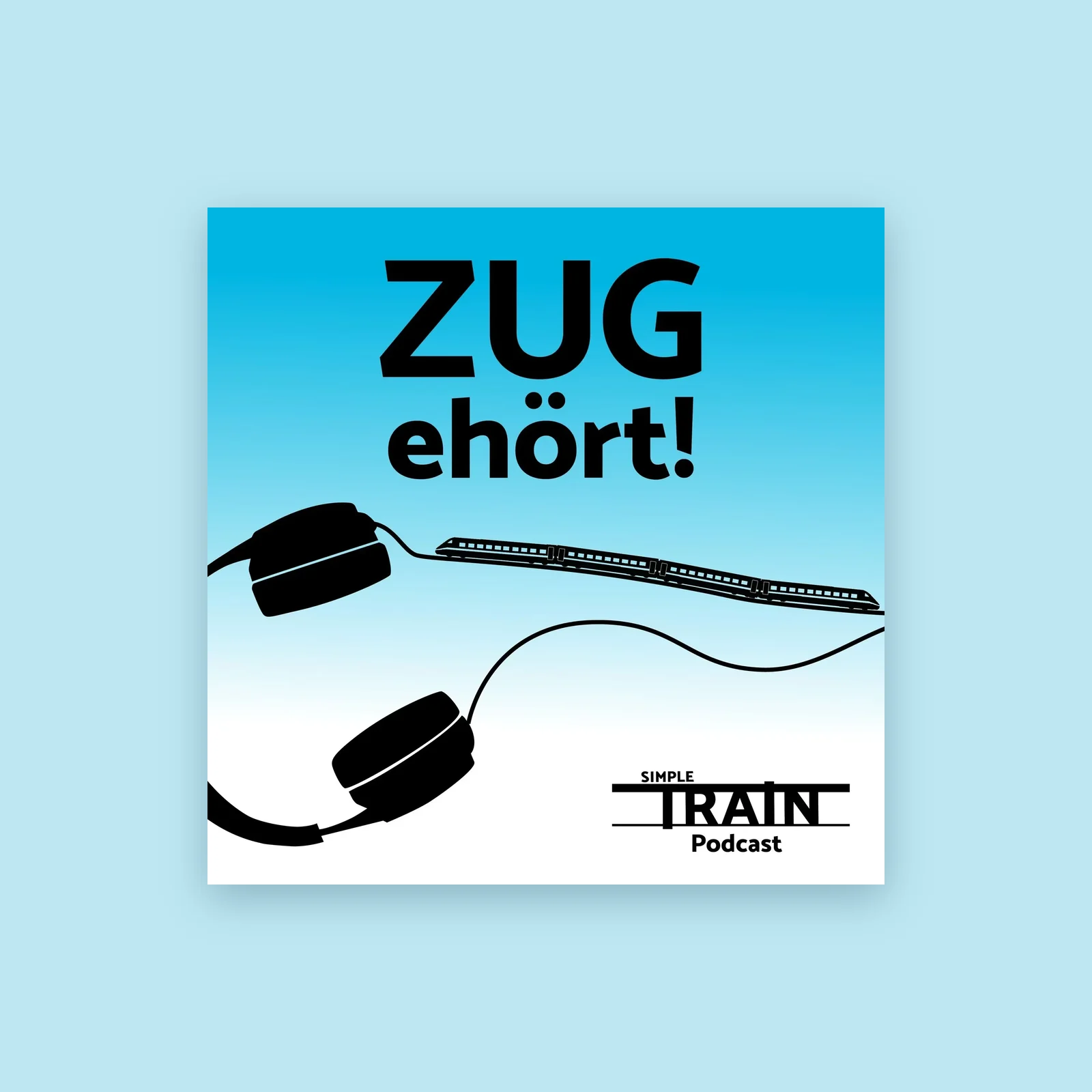 Cover of the SimpleTrain podcast «ZUG ehört!»