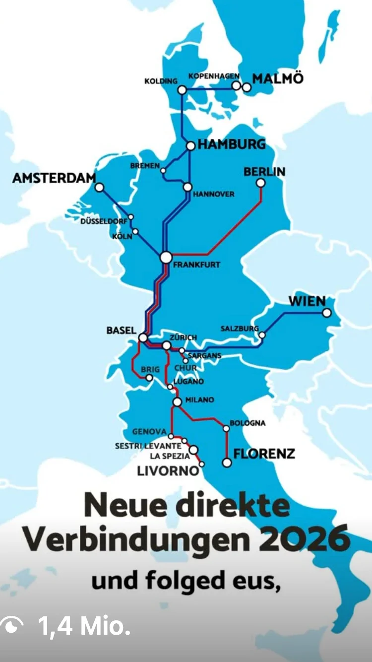 Neue direkte Verbindungen 2026