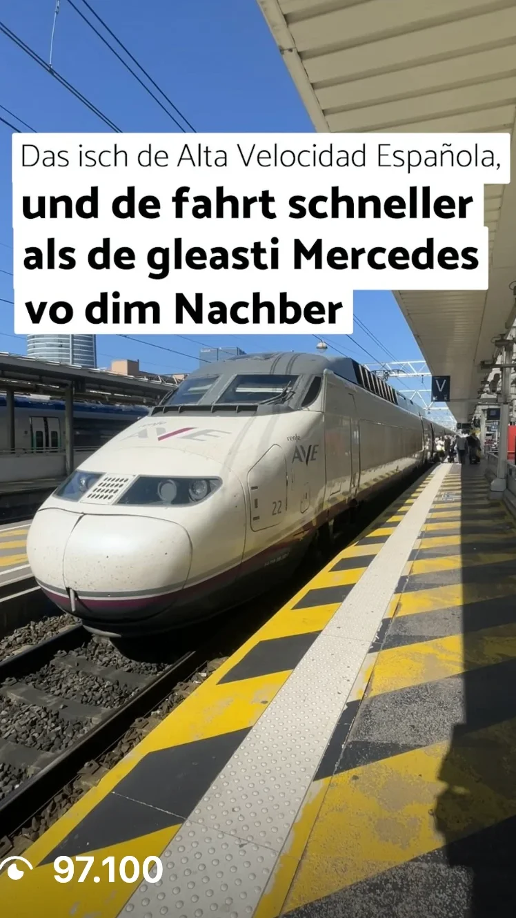 Mit dem Zug nach Spanien